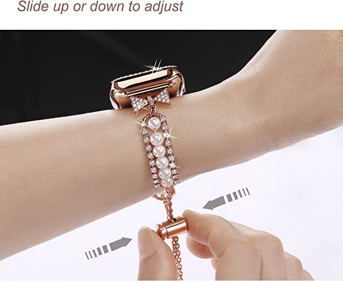 Smart Watch Pearl Bracelet Watch Band - Mubimart -  