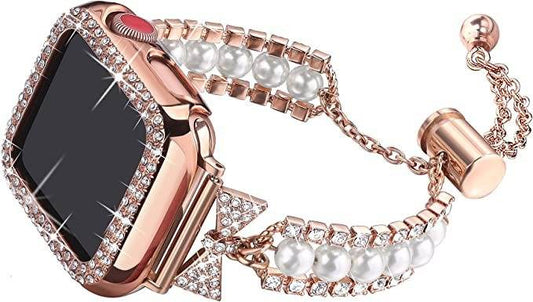 Smart Watch Pearl Bracelet Watch Band - Mubimart