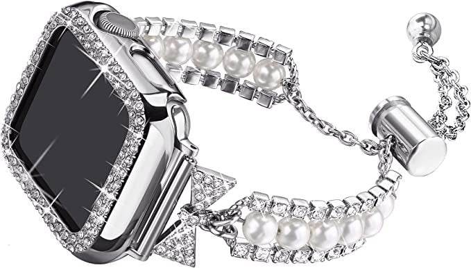 Smart Watch Pearl Bracelet Watch Band - Mubimart