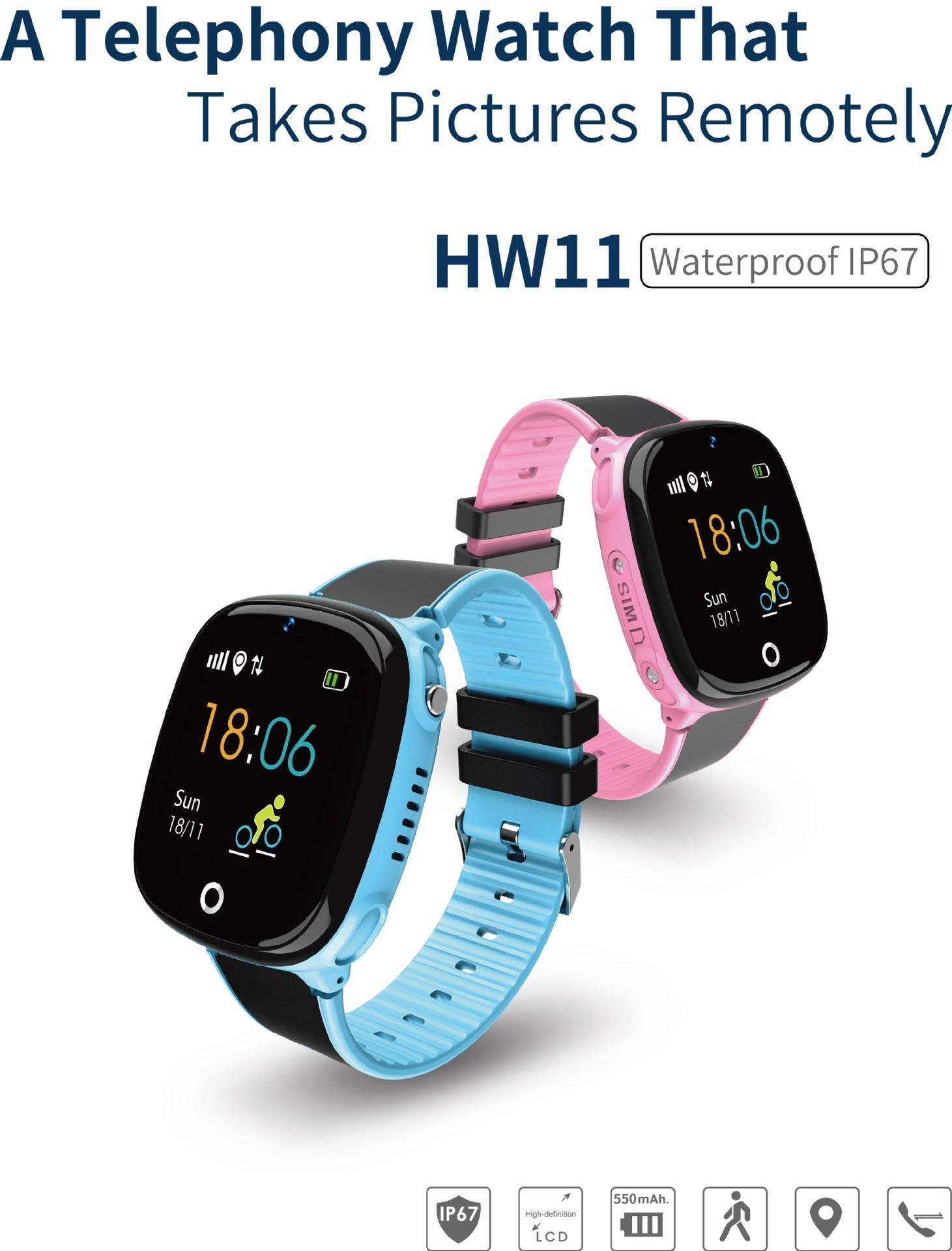 Smart watch children phone watch - Mubimart