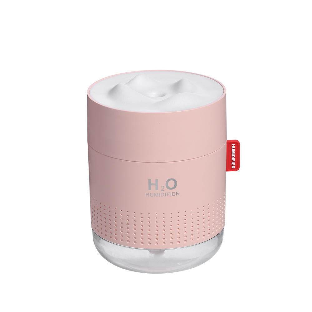 Snow Mountain Humidifier Mini Portable 500m Cool Mist Desktop Personal Air Ultrasonic Diffuser With Romantic Night Lamp - Mubimart