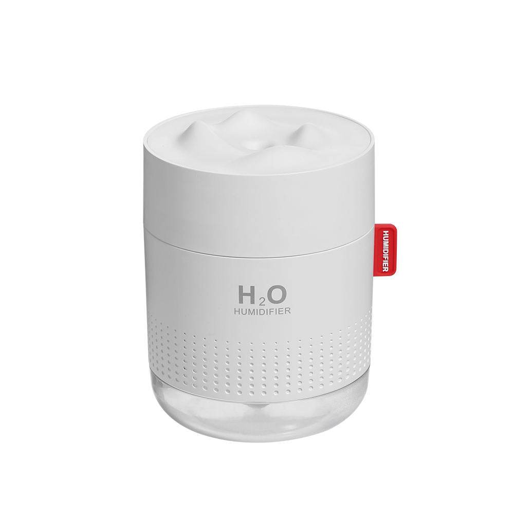 Snow Mountain Humidifier Mini Portable 500m Cool Mist Desktop Personal Air Ultrasonic Diffuser With Romantic Night Lamp - Mubimart