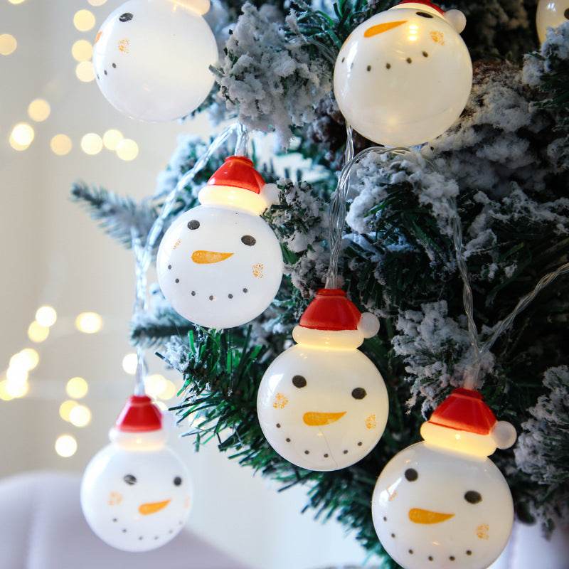 Snowman string lights Christmas lights decoration lights - Mubimart