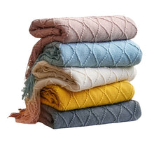 Sofa Blanket Cover Blanket Nordic Office Blanket - Mubimart -  