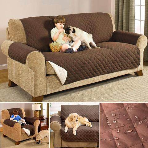 Sofa Reversible Slipcover Furniture Protector - Mubimart
