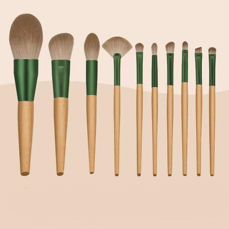 Soft Face Powder Blush Makeup Brush Set - Mubimart -  