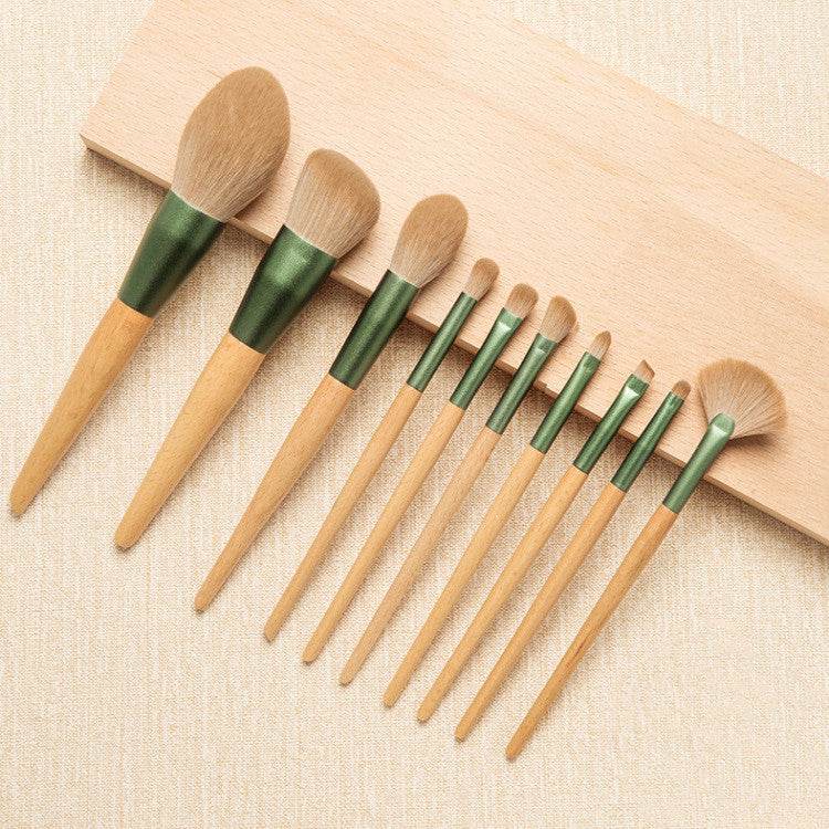 Soft Face Powder Blush Makeup Brush Set - Mubimart