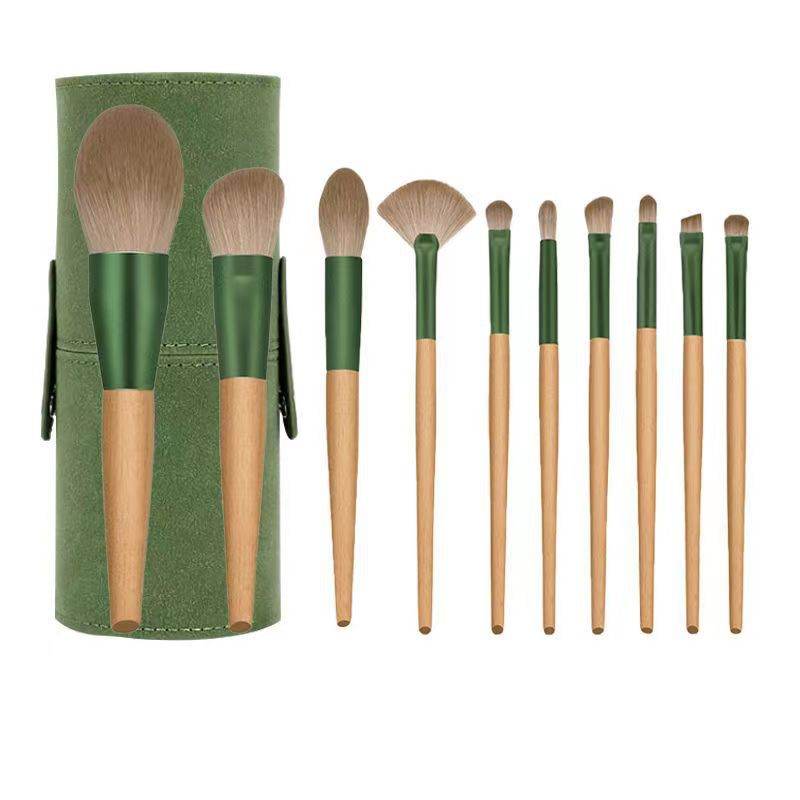 Soft Face Powder Blush Makeup Brush Set - Mubimart