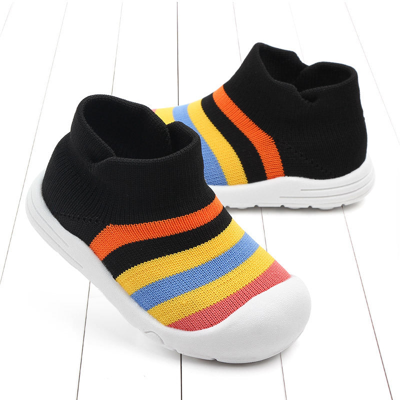 Soft sole toddler sneakers - Mubimart -  