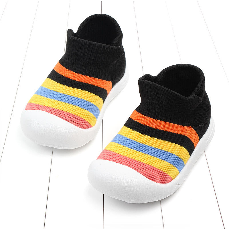 Soft sole toddler sneakers - Mubimart -  