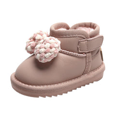 Soft-soled Toddle Children's Short Girls' Boots Shoes - Mubimart -  