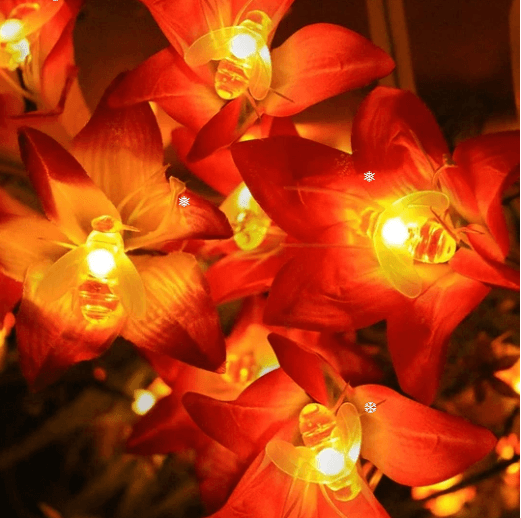 Solar New String Lights 20Led Little Bee Christmas Lanterns Flashing Lights Christmas String Lights Garden Decoration Lights - Mubimart