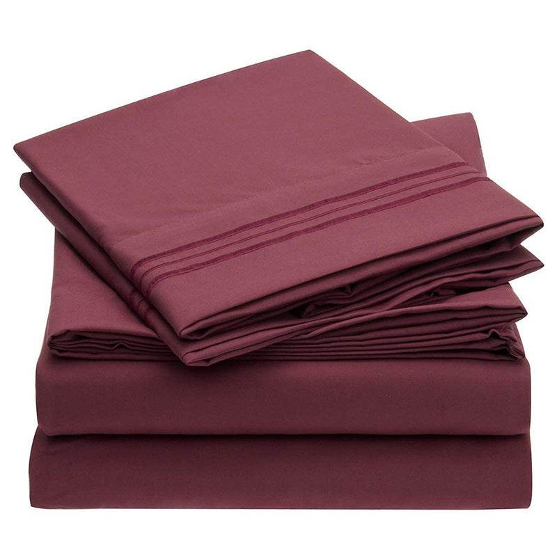 Solid Color Bed Sheet Sanding - Mubimart