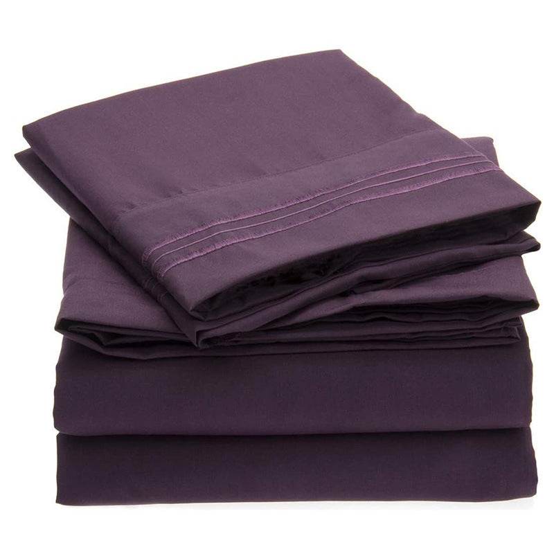 Solid Color Bed Sheet Sanding - Mubimart