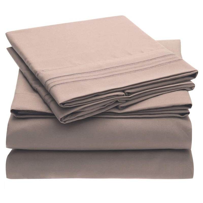 Solid Color Bed Sheet Sanding - Mubimart