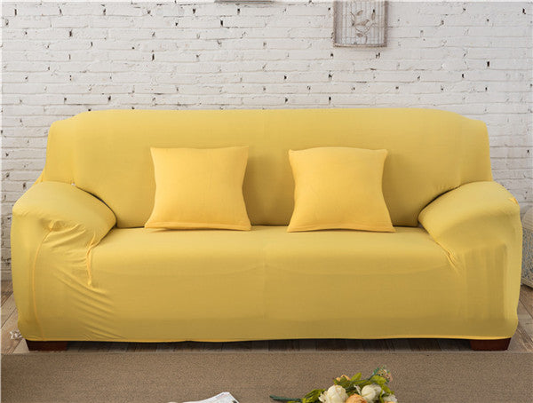 Solid Corner Sofa Covers Couch Slipcovers Elastica Material Sofa Skin Protector Cover Sofa Armchair - Mubimart -  