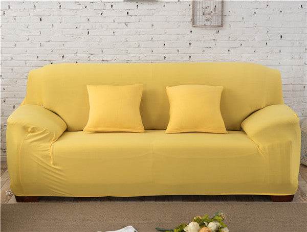 Solid Corner Sofa Covers Couch Slipcovers Elastica Material Sofa Skin Protector Cover Sofa Armchair - Mubimart