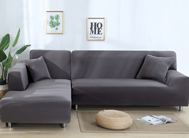 Solid Corner Sofa Covers Couch Slipcovers Elastica Material Sofa Skin Protector Cover Sofa Armchair - Mubimart
