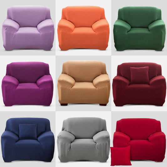 Solid Corner Sofa Covers Couch Slipcovers Elastica Material Sofa Skin Protector Cover Sofa Armchair - Mubimart