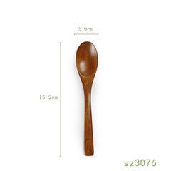 Solid Wood Spoon Japanese Honey Spoon Mubimart