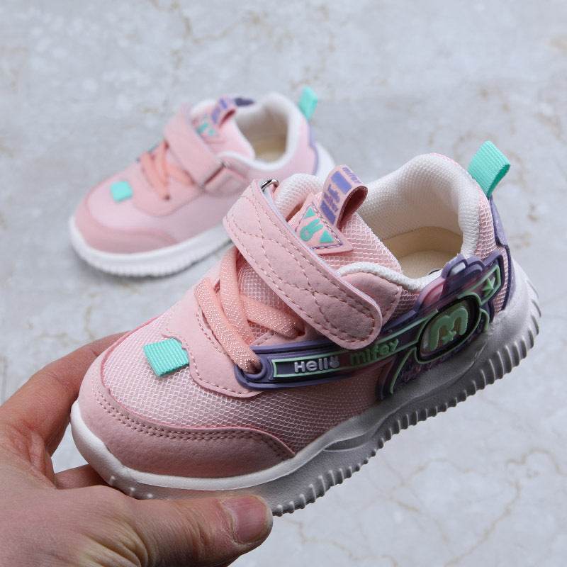 Solid-soled health net shoes for kids functional shoes - Mubimart