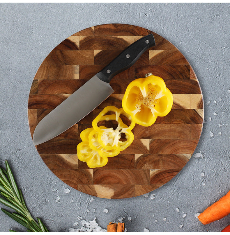 Solid wood splicing cutting board - Mubimart -  