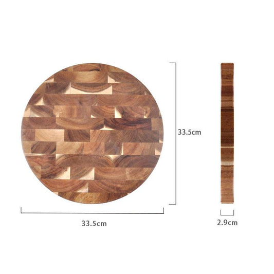 Solid wood splicing cutting board - Mubimart