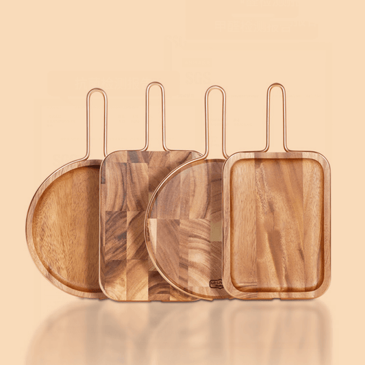 Solid wood steak cutting fruit bread tray cutting board - Mubimart