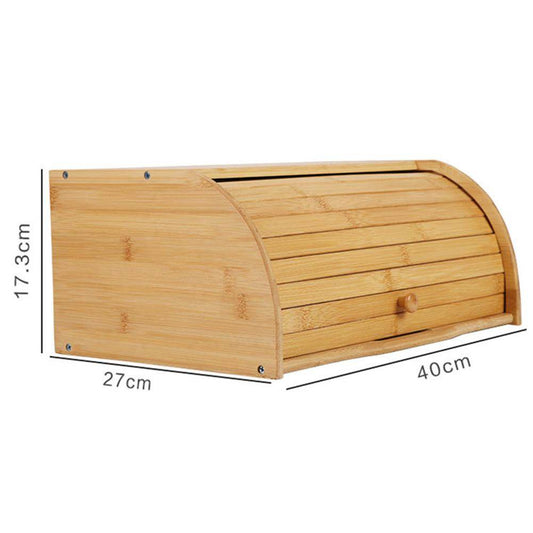 Solid wood storage box drawer bread box - Mubimart