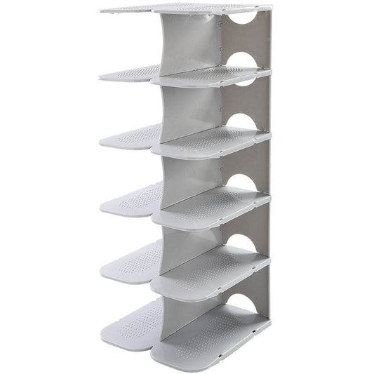 Space Saving Shoe Rack Bathroom Kitchen Shoe Slippers Rack - Mubimart