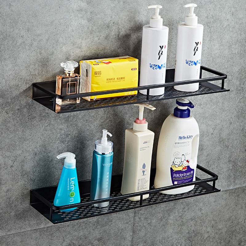 Space aluminum bathroom shelf - Mubimart