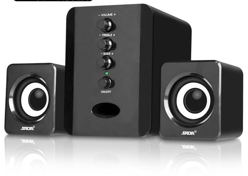 Speakers Computer D-202 Combination Music-Player Subwoofer-Sound-Box Smart-Phones Stereo - Mubimart