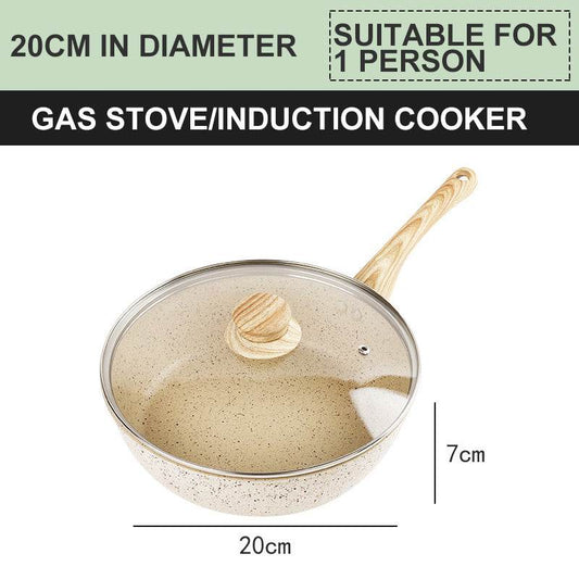 Special Medical Stone Non-stick For Smokeless Pan - Mubimart