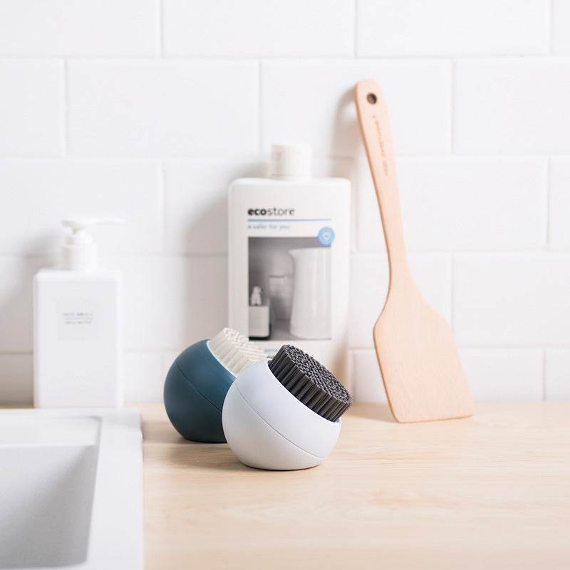 Spherical Standing Pot Brush Does Not Damage The Surface Kitchen Brush Simple Shape Dish Washing Utensil Brush - Mubimart