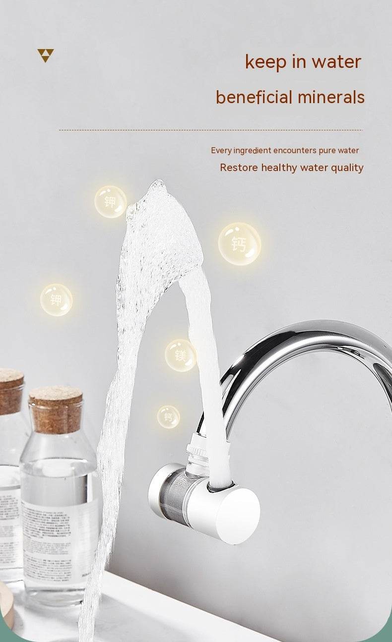 Splash-proof Water Filter Booster Faucet Filter - Mubimart
