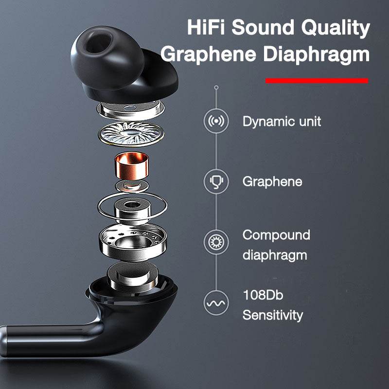 Sports neckband wireless headphones - Mubimart