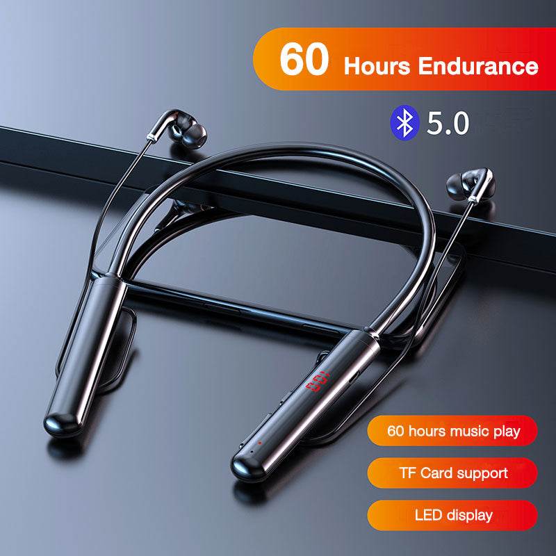 Sports neckband wireless headphones - Mubimart