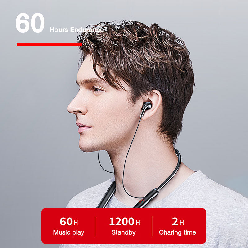 Sports neckband wireless headphones - Mubimart -  