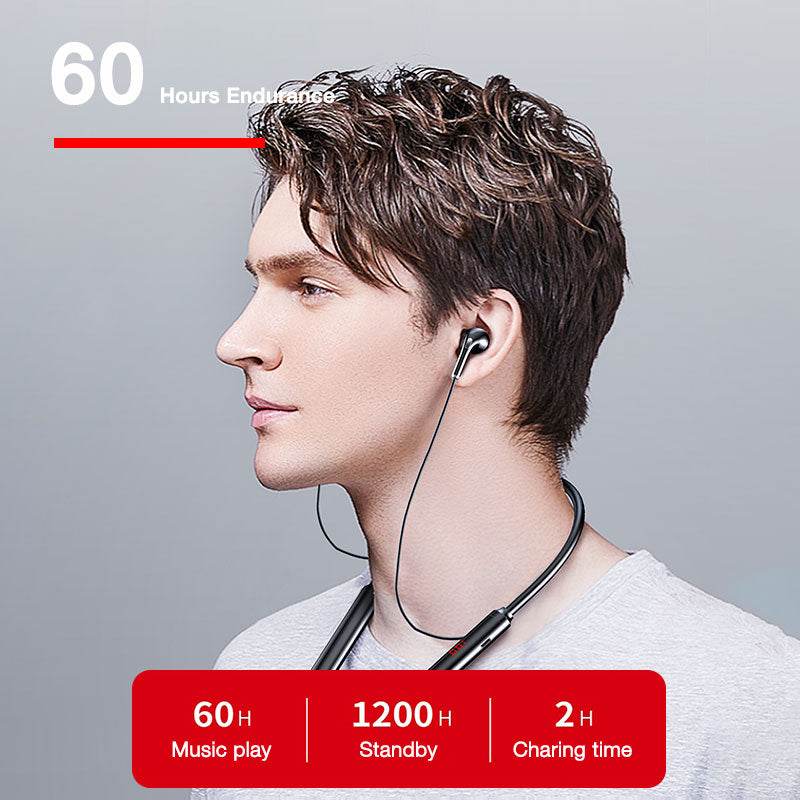 Sports neckband wireless headphones - Mubimart