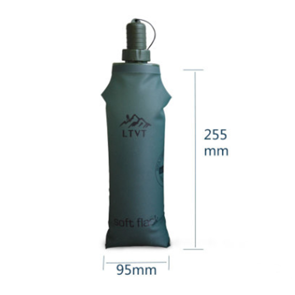 Sports soft water bottle - Mubimart -  