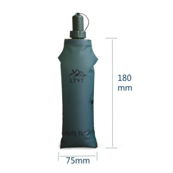 Sports soft water bottle - Mubimart -  