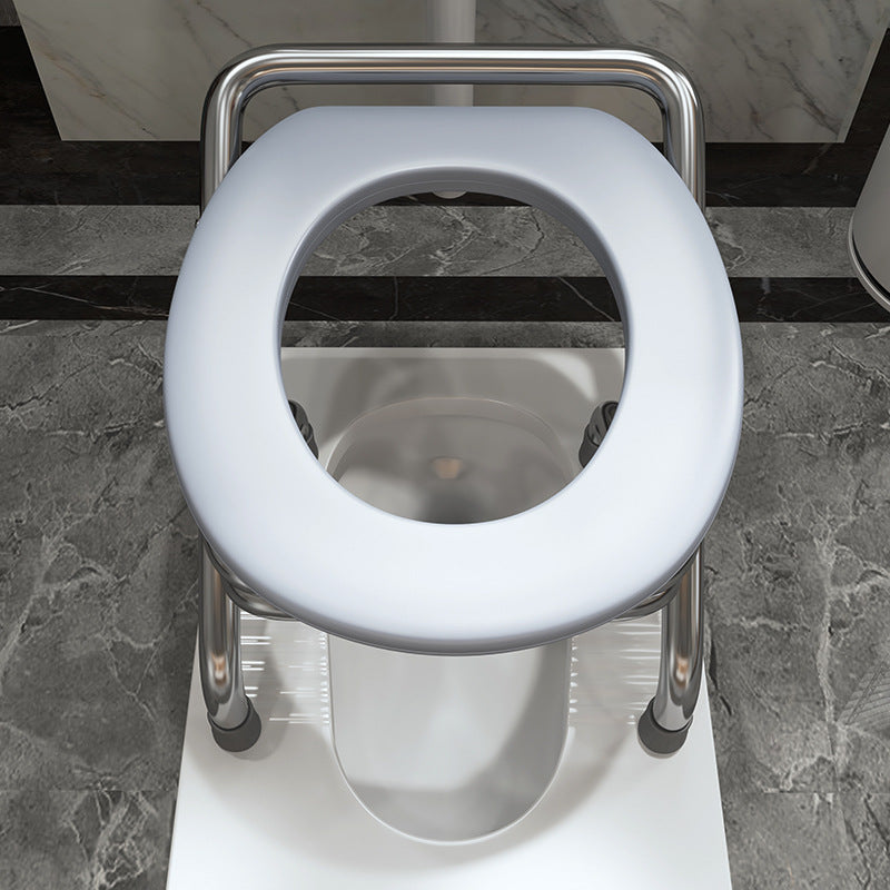 Spot Folding Stainless Steel Elderly Household Potty Seat Mobile Commode Toilet Toilet Chair Patient Commode Chairs - Mubimart -  