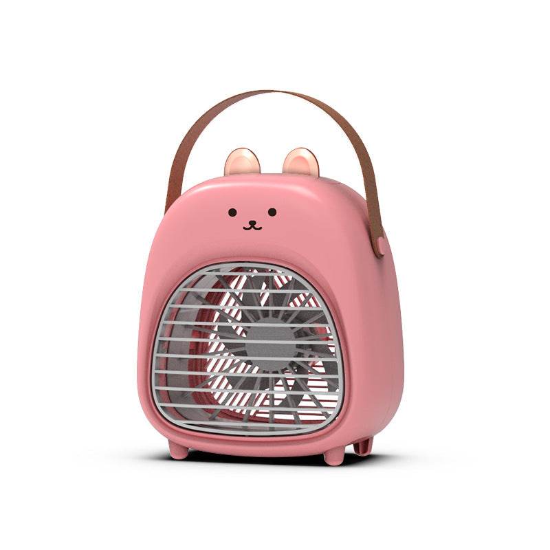 Spray Fan Humidification Cooling USB Portable Mute Desktop Fan - Mubimart