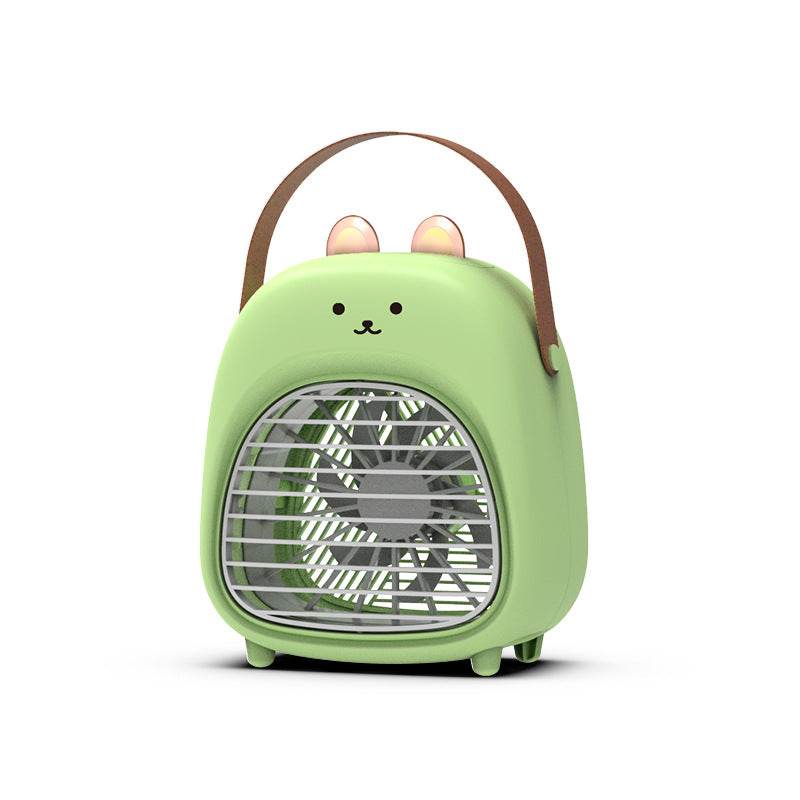 Spray Fan Humidification Cooling USB Portable Mute Desktop Fan - Mubimart