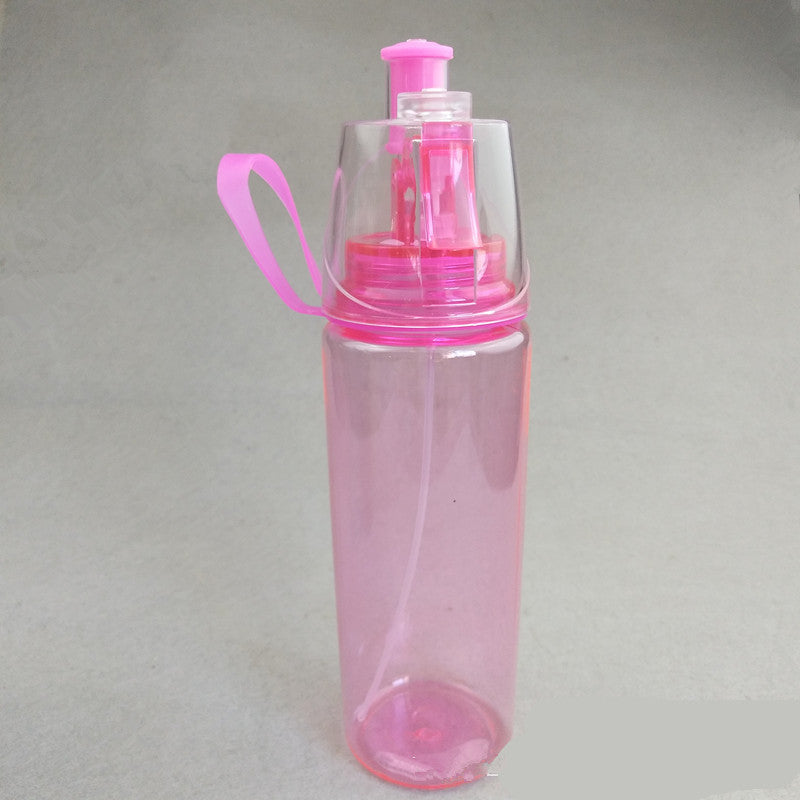 Spray Water Bottle 600ML Sports Cycling Mist Spray Water Bottle - Mubimart -  