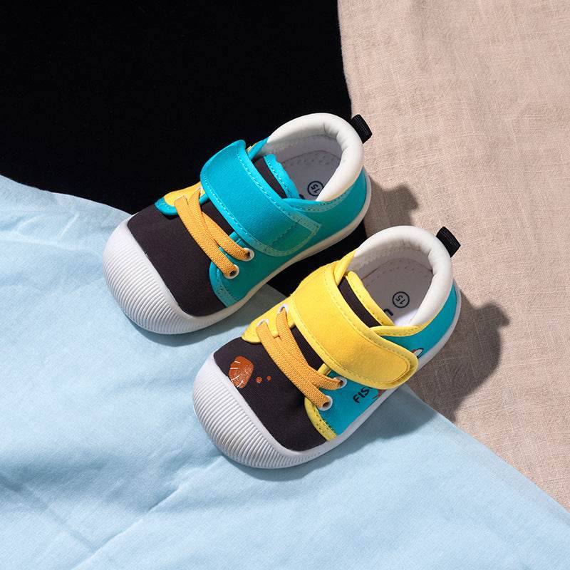 Spring 1-4 Years Old Baby Toddler Shoes Soft Sole Men And Women Non-Slip Cute Cartoon Baby Shoes Children's Shoes - Mubimart