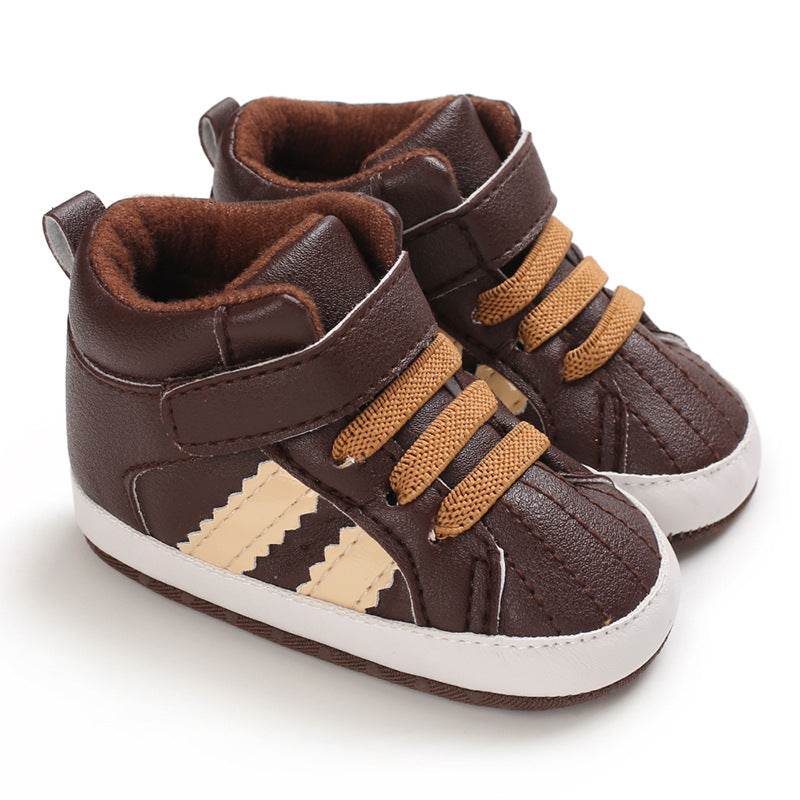 Spring And Autumn 0-1 Years Old Baby Toddler Shoes Soft Soled Baby Shoes Casual Sneakers - Mubimart