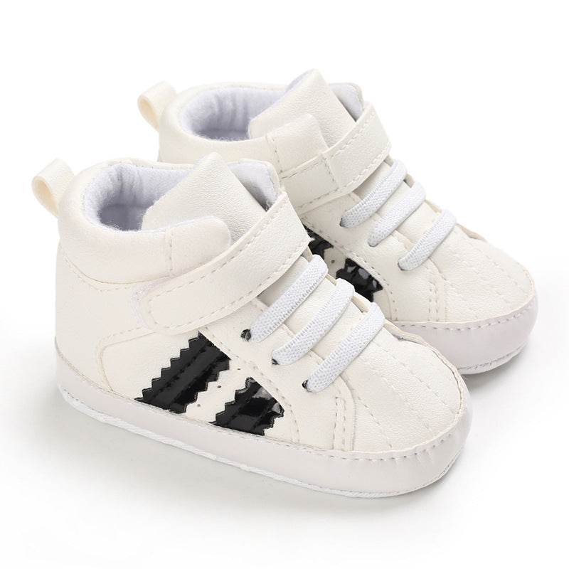 Spring And Autumn 0-1 Years Old Baby Toddler Shoes Soft Soled Baby Shoes Casual Sneakers - Mubimart
