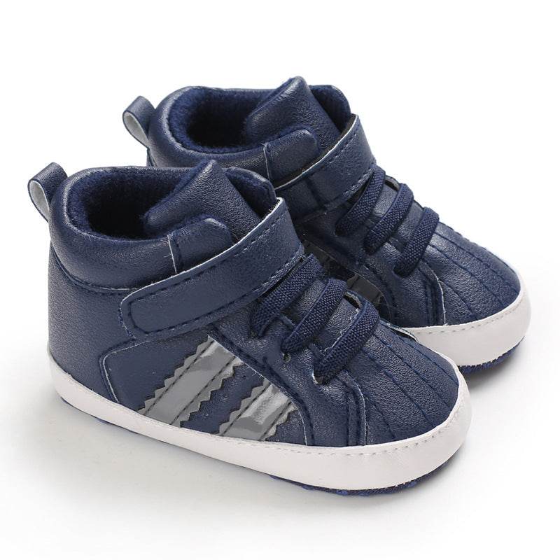 Spring And Autumn 0-1 Years Old Baby Toddler Shoes Soft Soled Baby Shoes Casual Sneakers - Mubimart