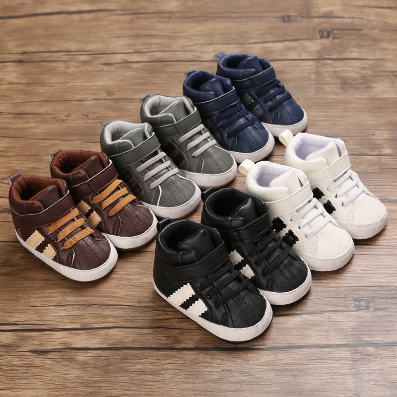 Spring And Autumn 0-1 Years Old Baby Toddler Shoes Soft Soled Baby Shoes Casual Sneakers - Mubimart -  